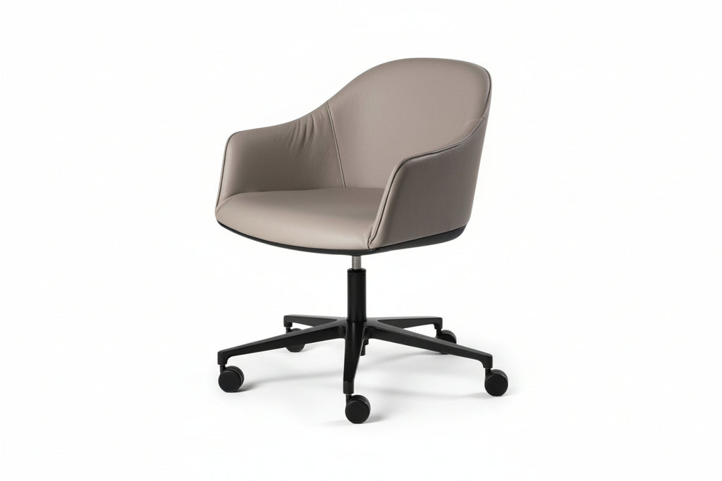 Softshell Chair 5Stern-UG, Leather, Sand