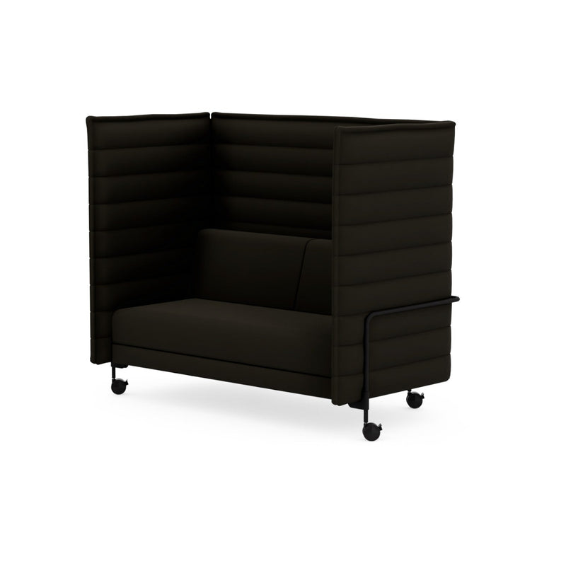 Alcove Sofa 2-Seater, Laser, Petrol/Moorbraun