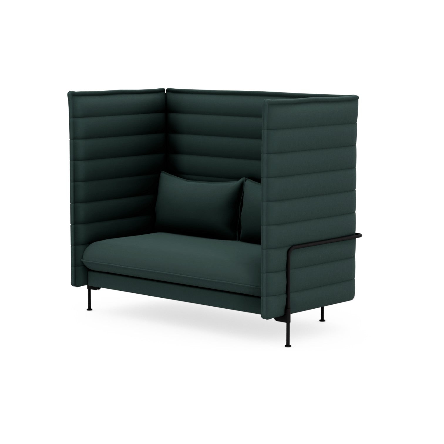 Alcove Sofa 2-Seater, Volo, green-grey