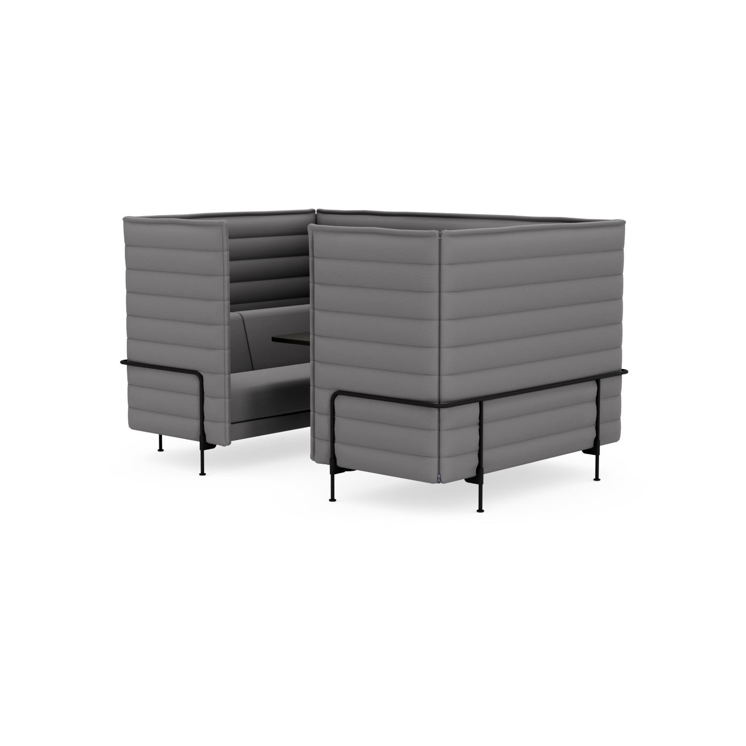 Alcove Cabin 2-Seater, Laser, Stone grey