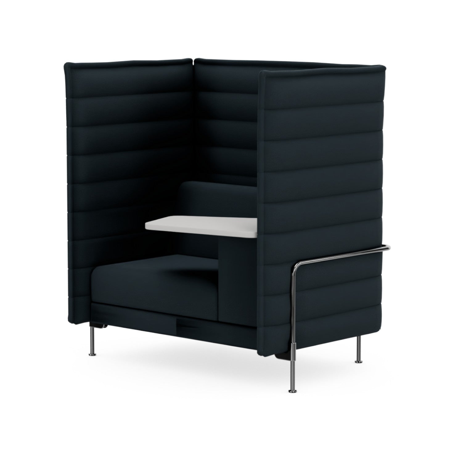 Alcove Work Highback, Laser, Ice Blue/Moor Brown