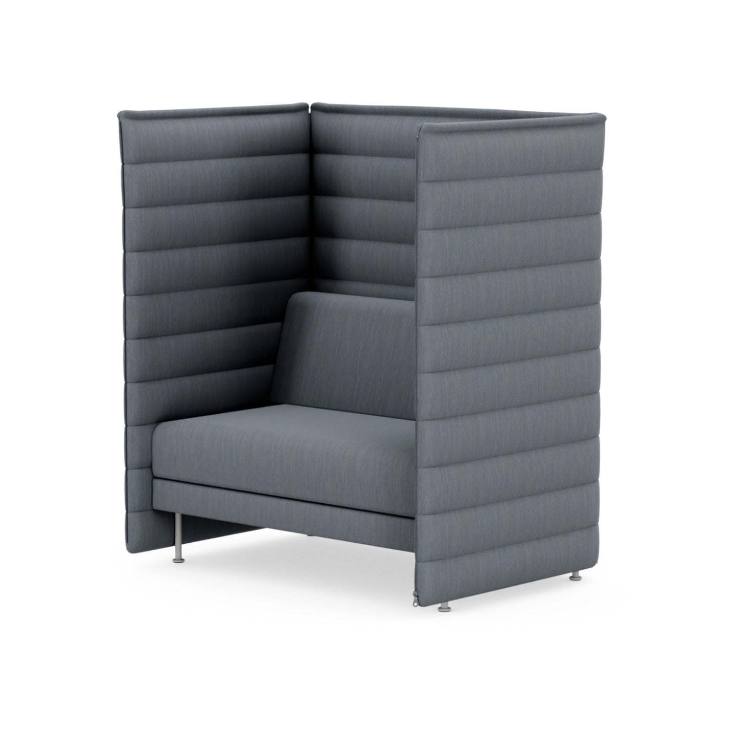 Alcove Plus Sofa Love seat, Tress, Eisgrau/Melange