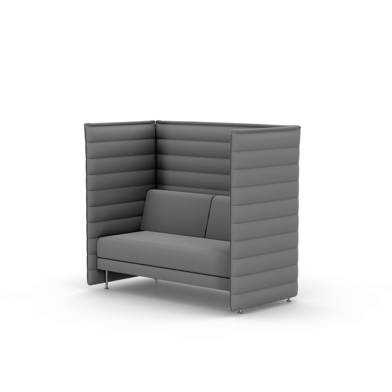 Alcove Plus Sofa 2-Seater, Laser, Dunkelgrau