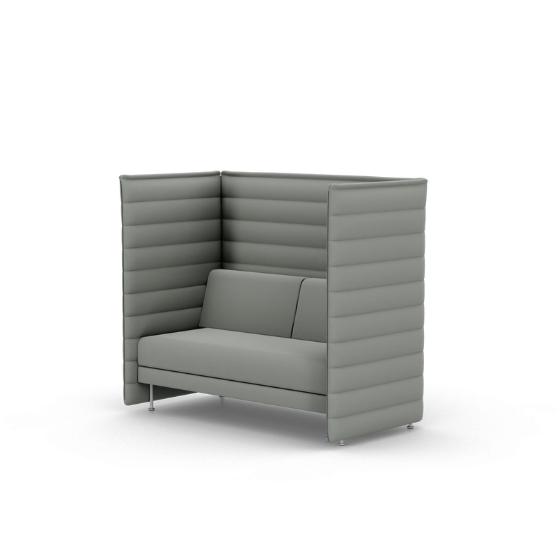Alcove Plus Sofa 2-Seater, Laser, Eisblau/Elfenbein