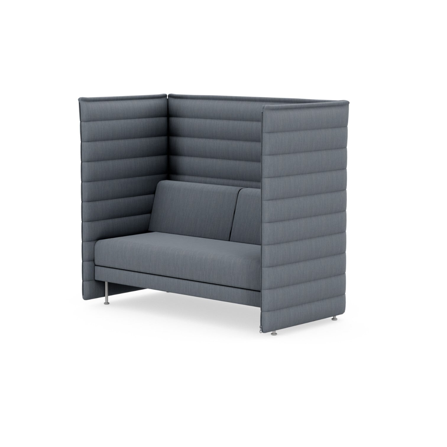 Alcove Plus Sofa 2-Seater, Tress, Eisgrau/Melange