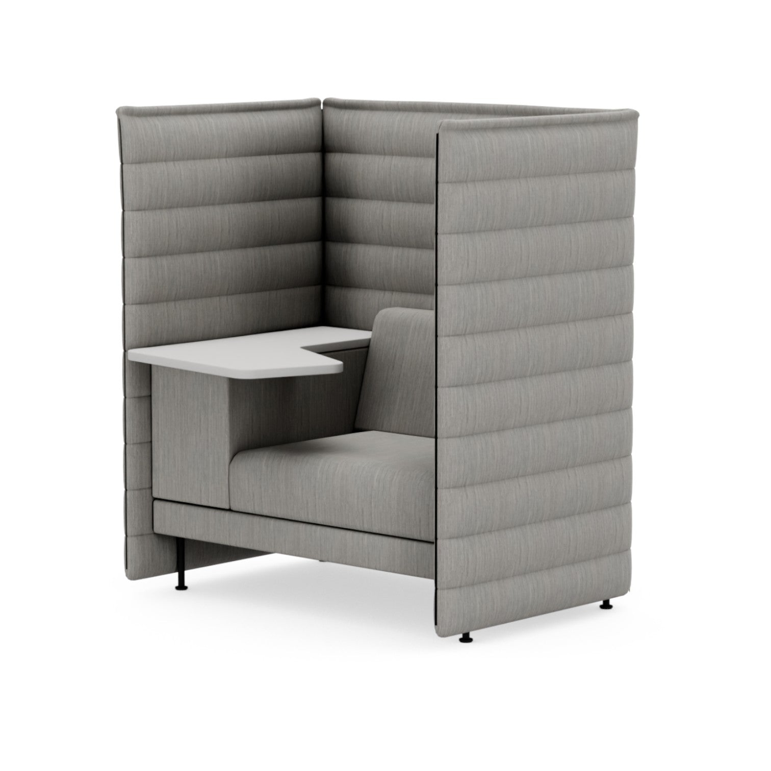 Alcove Plus Work + 2x Paravent, Tress, Light Grey/Melange
