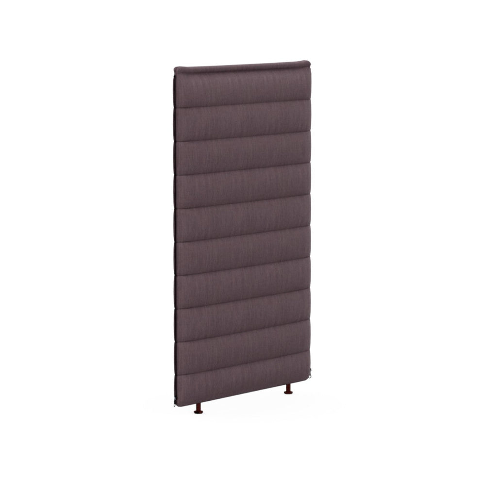 Alcove Plus Sofa 3-Seater + 2x Paravent, Tress, Aubergine/Melange