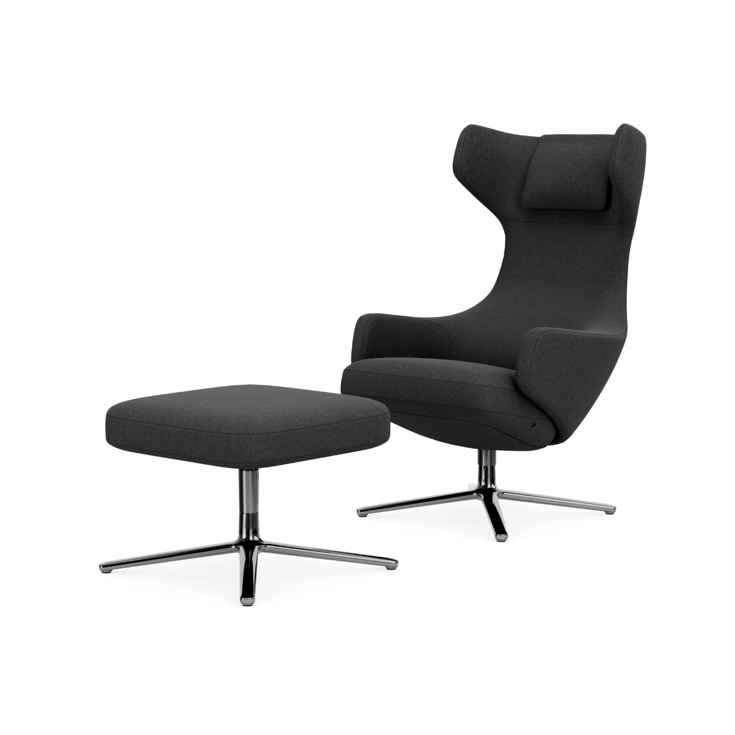 Grand Repos & Ottoman, Cosy 2, Classic Grey