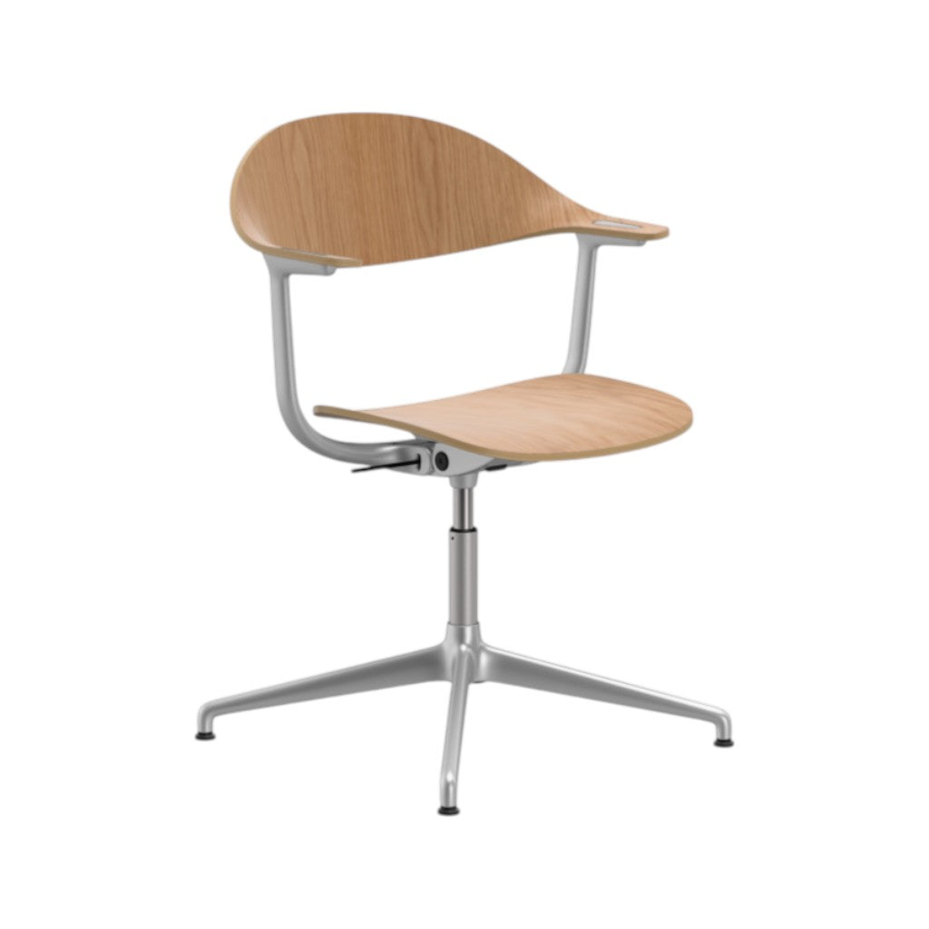 Mynt 4-star base, natural oak, base aluminium blasted