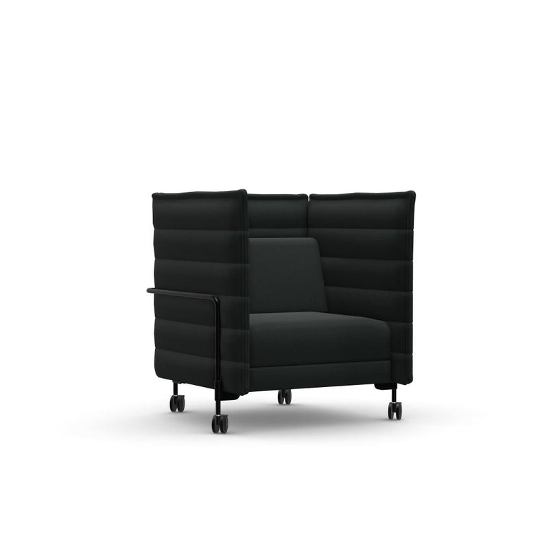 Alcove Fauteuil, Credo, blaugrün/schwarz