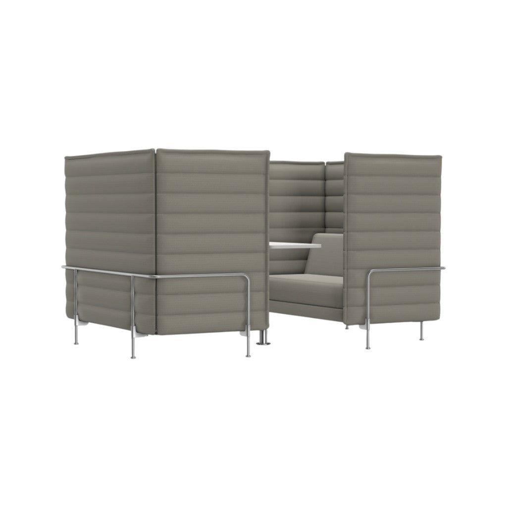Alcove Cabin 2-Seater, Laser, Warm Grey