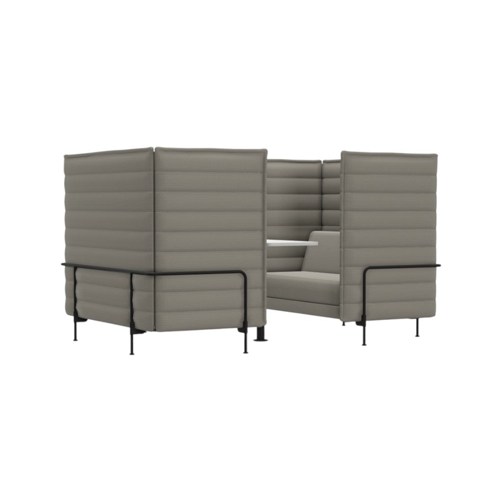 Alcove Cabin 2-Seater, Laser, Warm Grey