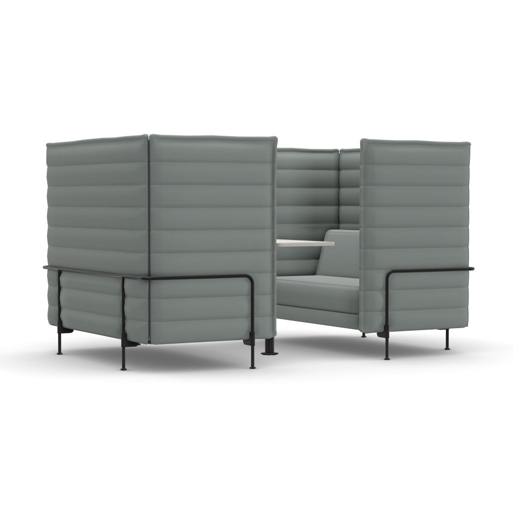 Alcove Cabin 2 Seater, Highback, Laser ice blue/ivory