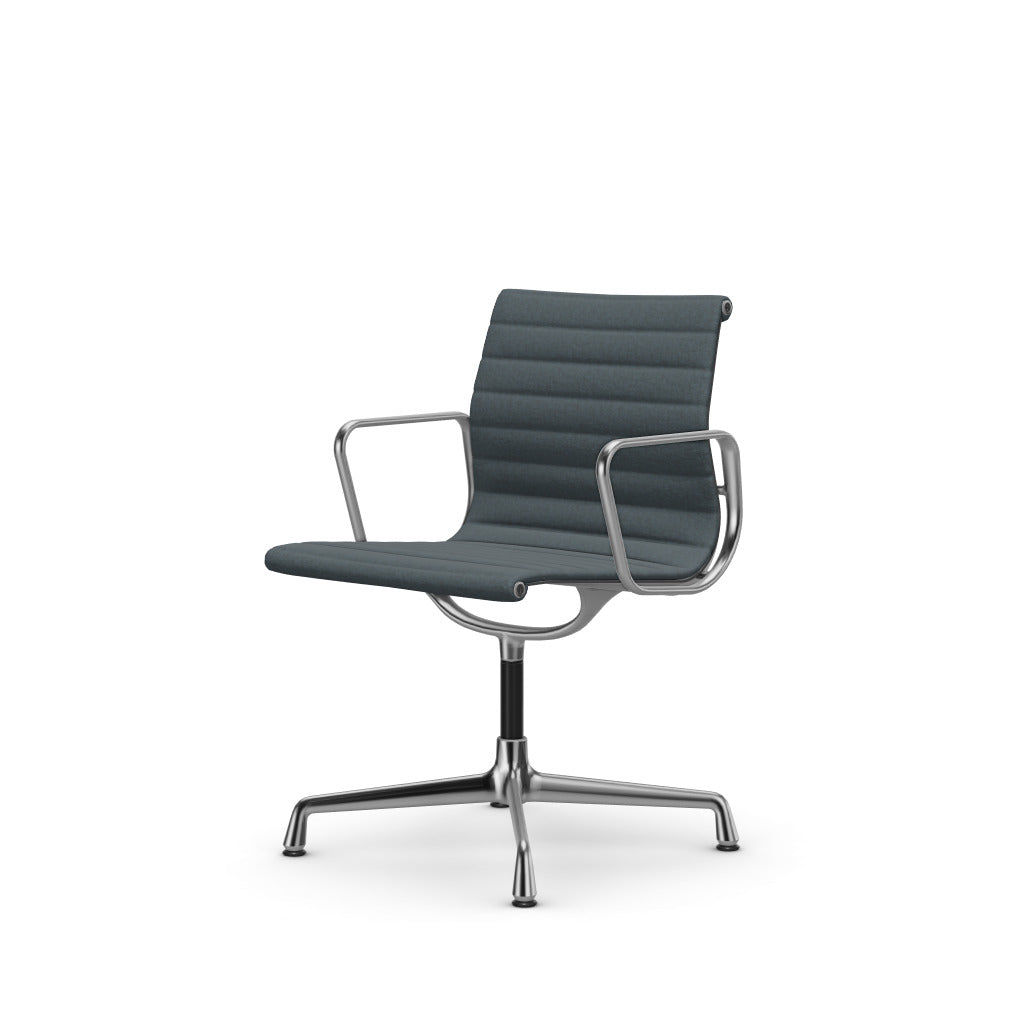 Eames Aluminium Chair EA 104, Gestell verchromt