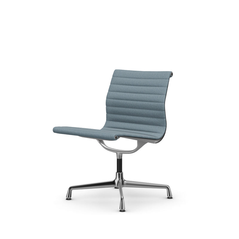 Eames Aluminium Chair EA 105, Gestell verchromt