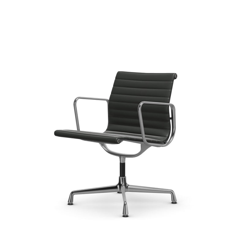 Eames Aluminium Chair EA 107, Gestell verchromt