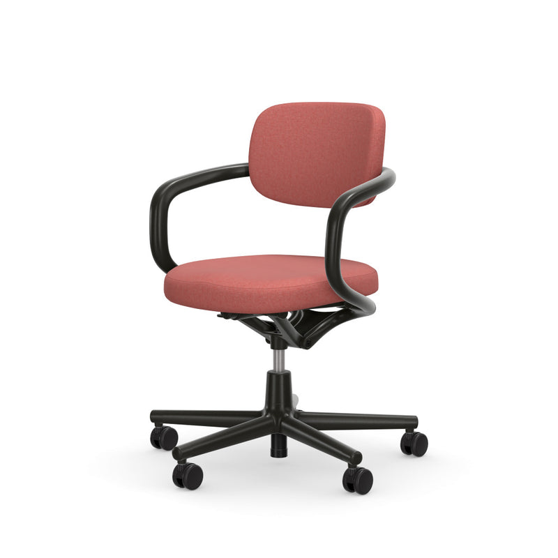 Allstar, deep black base, frame basic dark, Hopsak seat & back poppy red/ivory