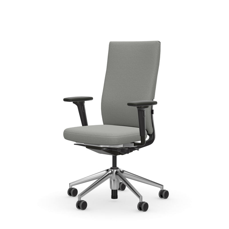 ID Soft L - Rahmenfarbe basic dark, Untergestell Aluminium poliert