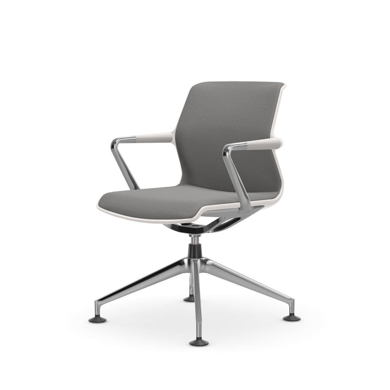 Unix Chair Vierstern-Untergestell, Plano, hellgrau/sierragrau