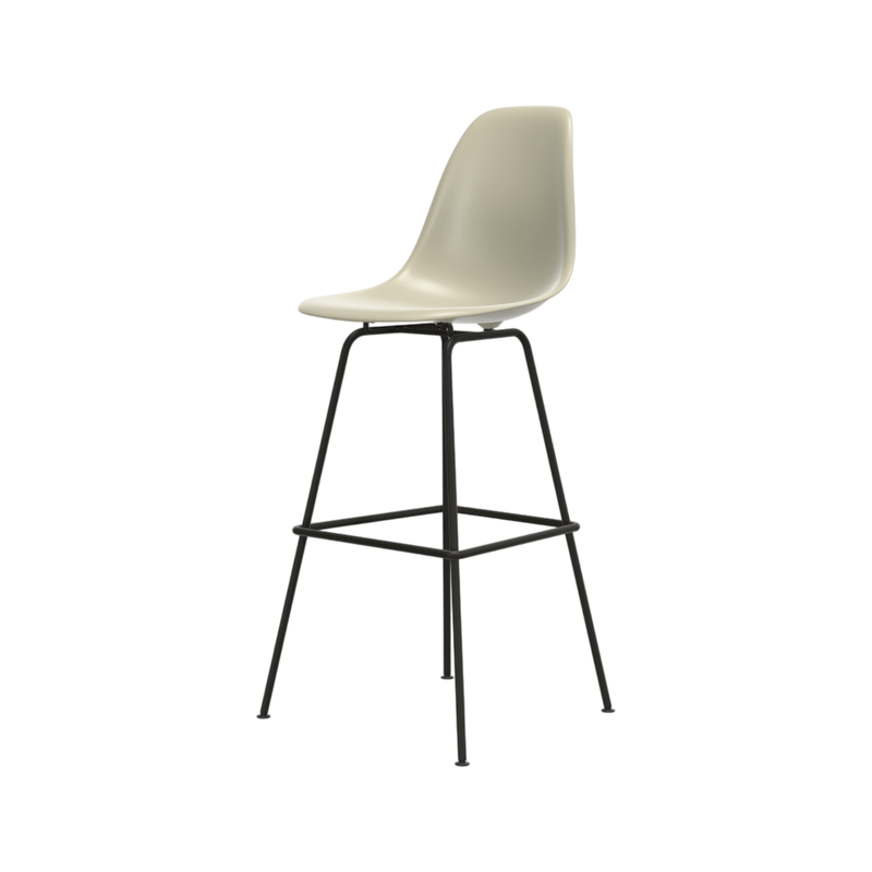 Eames Plastic Stool High, pebble RE