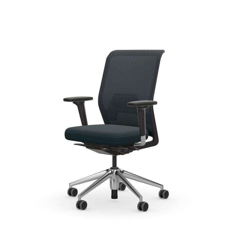 ID Mesh - Rahmenfarbe basic dark, Untergestell Aluminium poliert