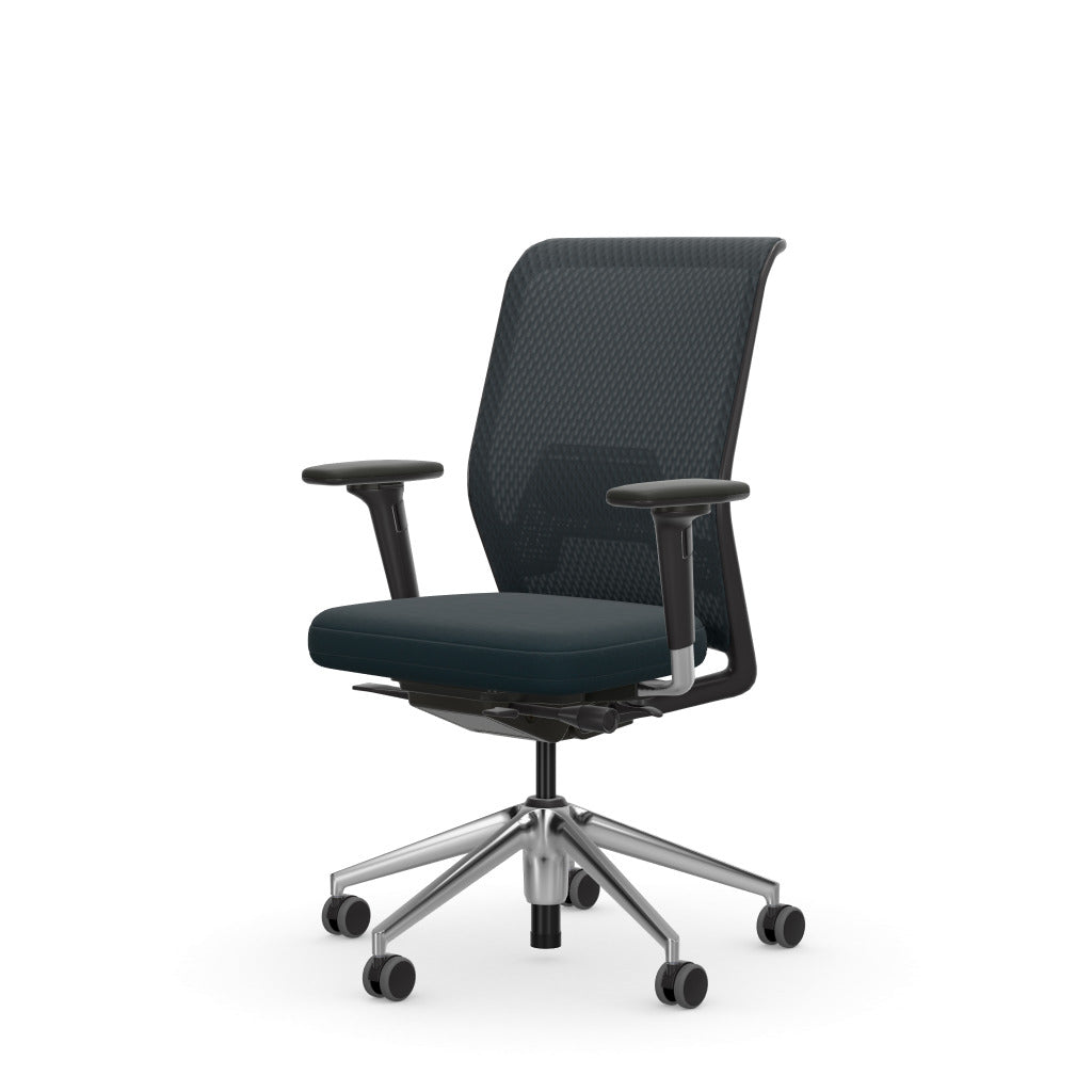 ID Mesh - Rahmenfarbe basic dark, Untergestell Aluminium poliert