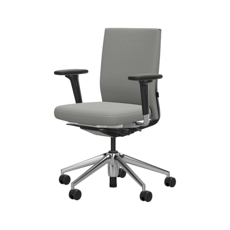 ID Soft - Rahmenfarbe basic dark, Untergestell Aluminium poliert