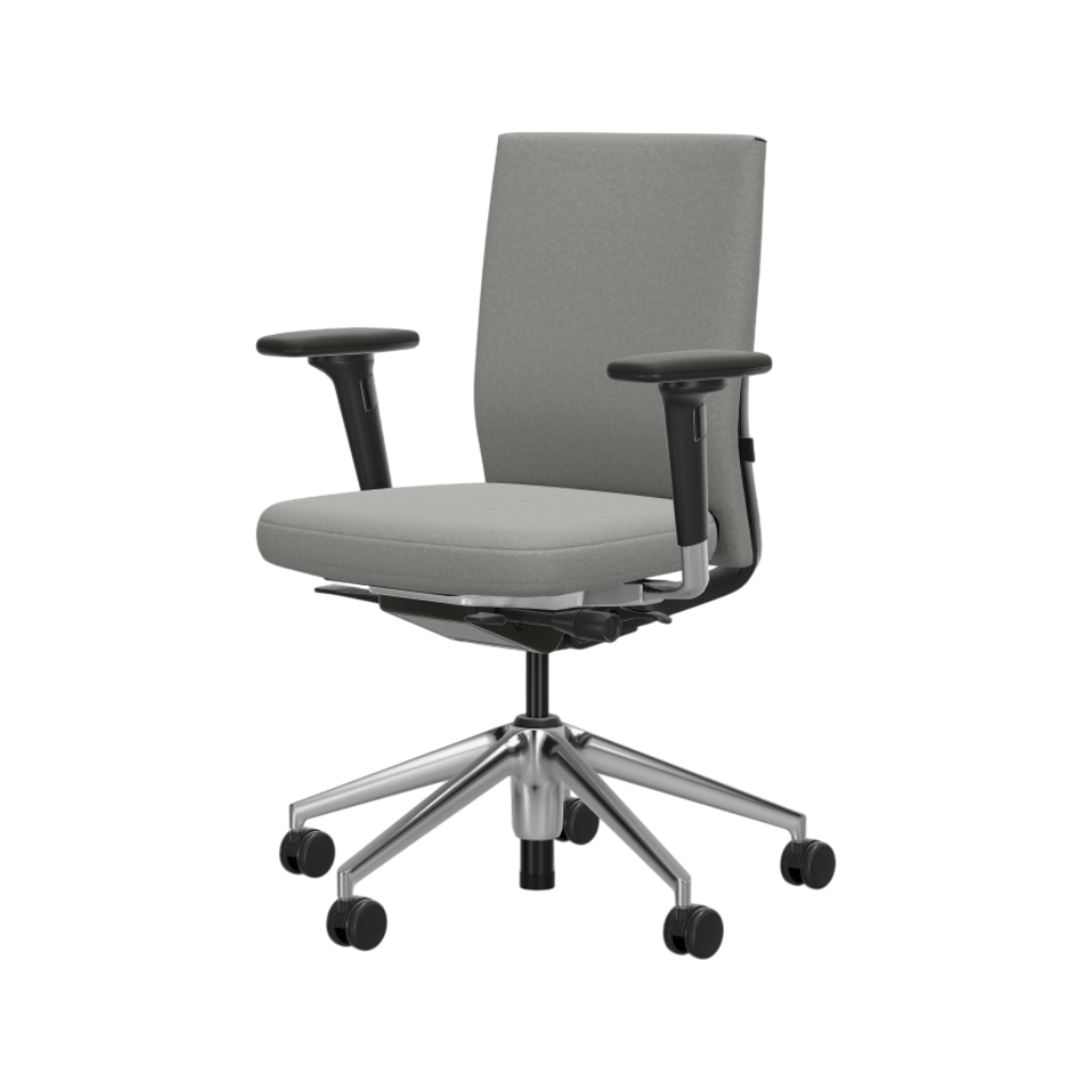 ID Soft - Rahmenfarbe basic dark, Untergestell Aluminium poliert