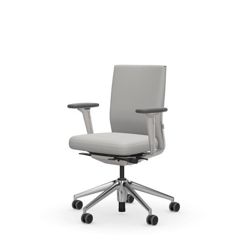 ID Soft - Frame colour soft grey, base aluminium polished