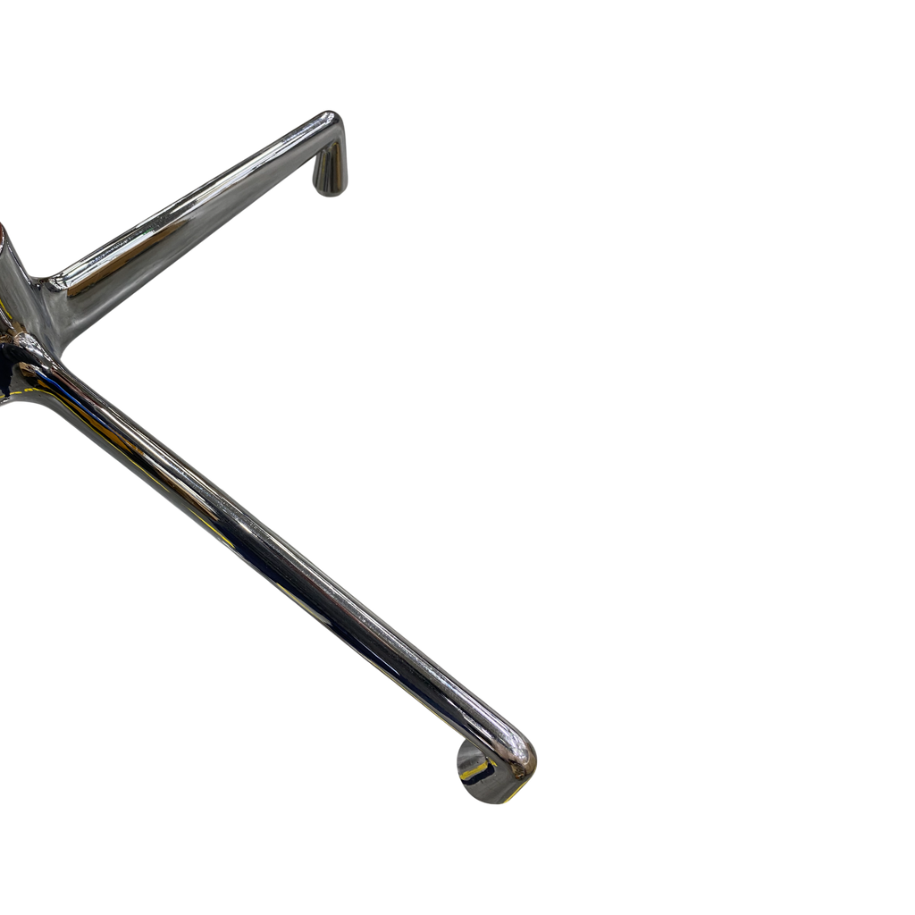 Eames Soft Pad Chair EA 207, Gestell verchromt