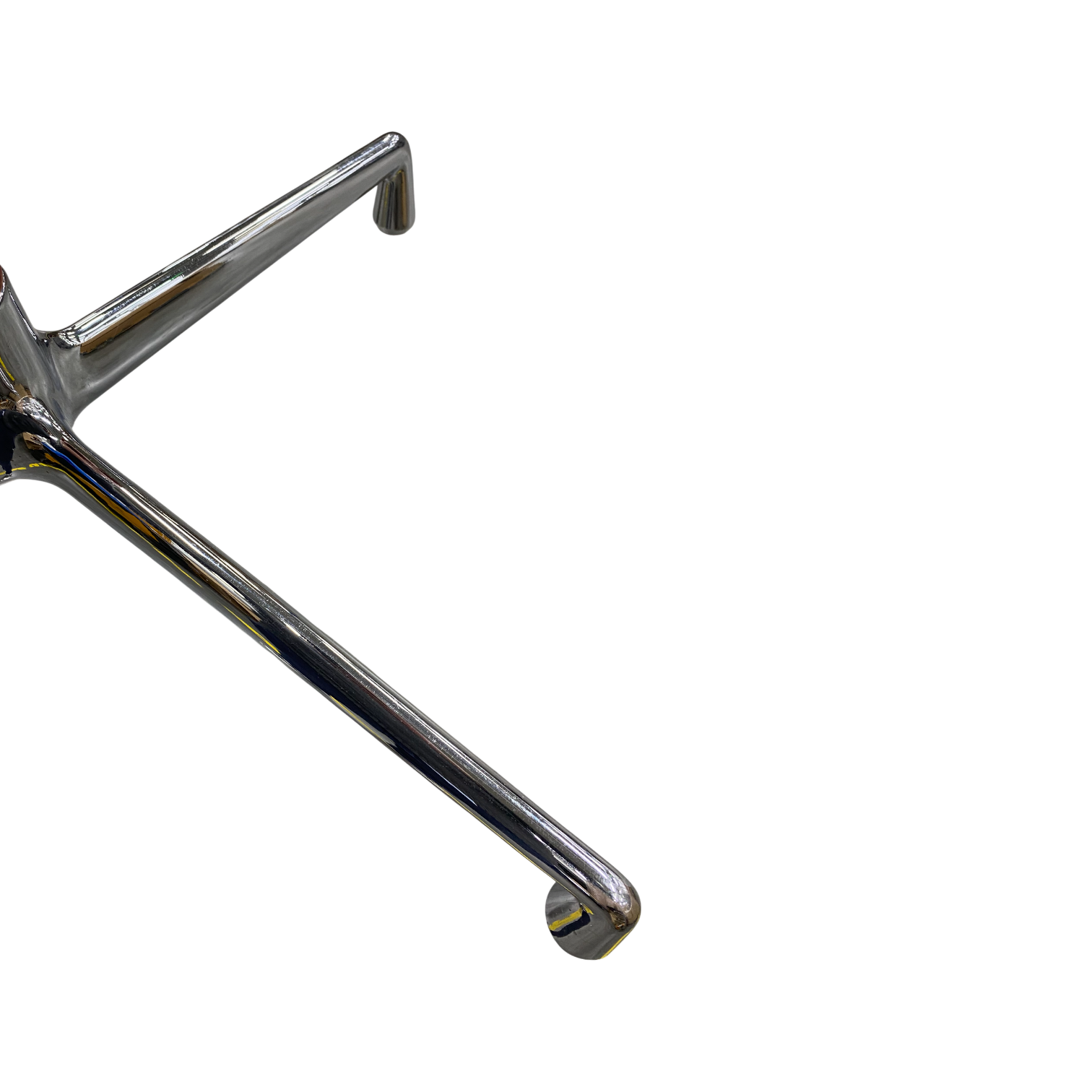 Eames Soft Pad Chair EA 207, Gestell verchromt