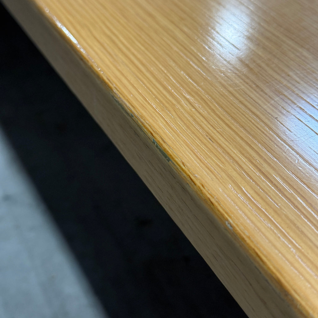 Joyn Single Bench, Veneer Light Oak, Base Soft Light, 220 x 120cm