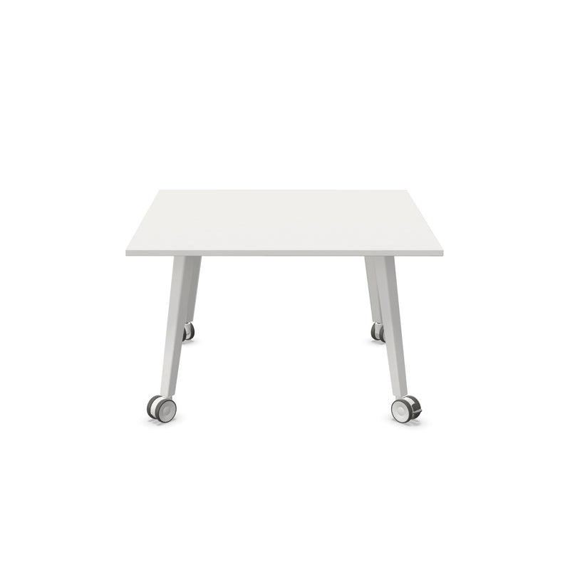 Joyn2 Meet, 120x120 cm, Untergestell soft light auf Rollen