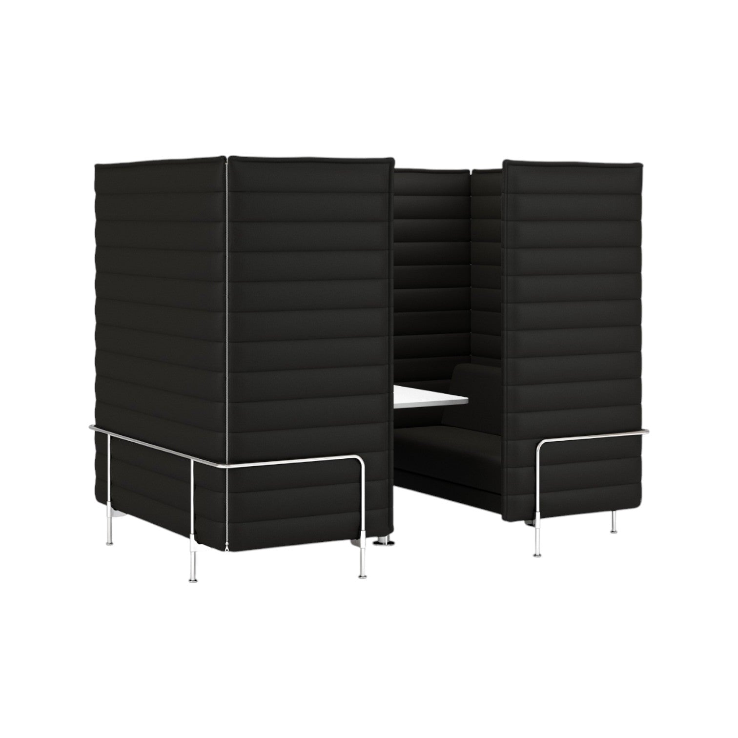 Alcove Cabin 2-Seater Extra High, Laser, Black