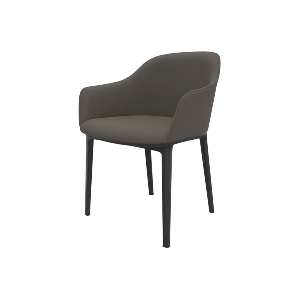 Softshell Chair 4 leg-base, Kvadrat Technicolour 0260