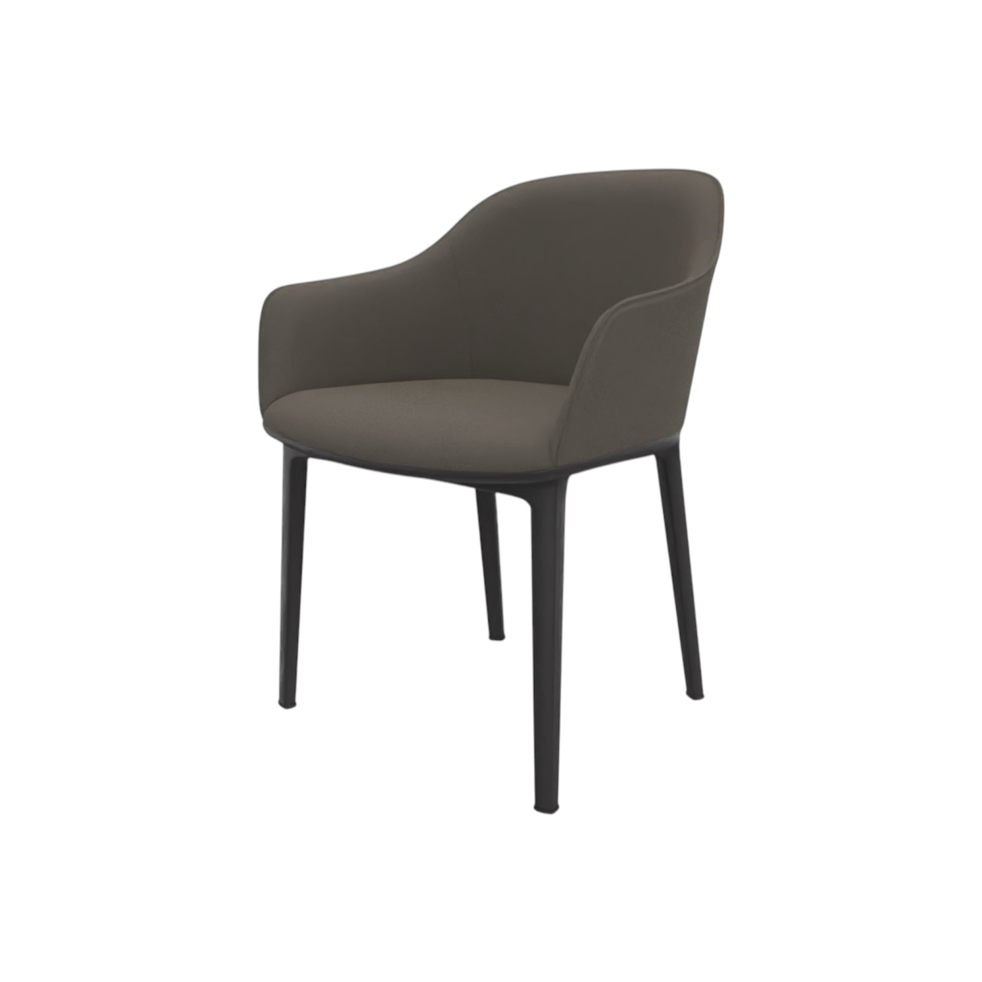 Softshell Chair 4 leg-base, Kvadrat Technicolour 0260