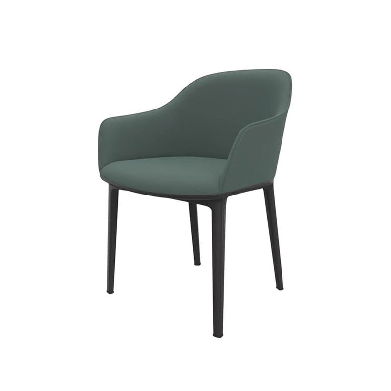 Softshell Chair 4 leg-base, Kvadrat Technicolour 0940