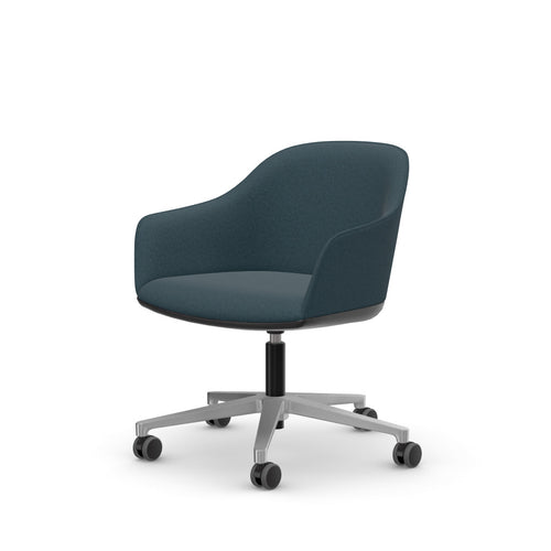 Softshell Chair – 5-star base aluminium, polished