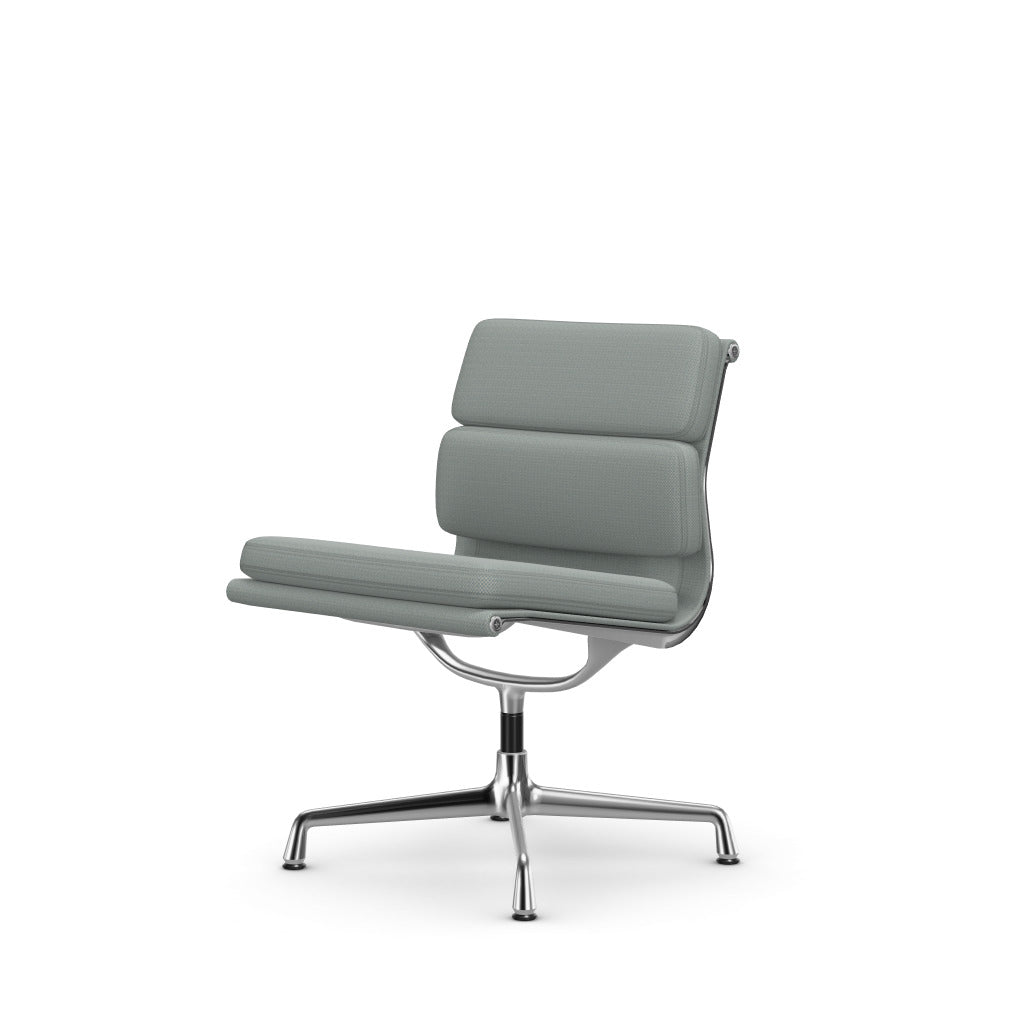 Eames Soft Pad Chair EA 205, Gestell verchromt