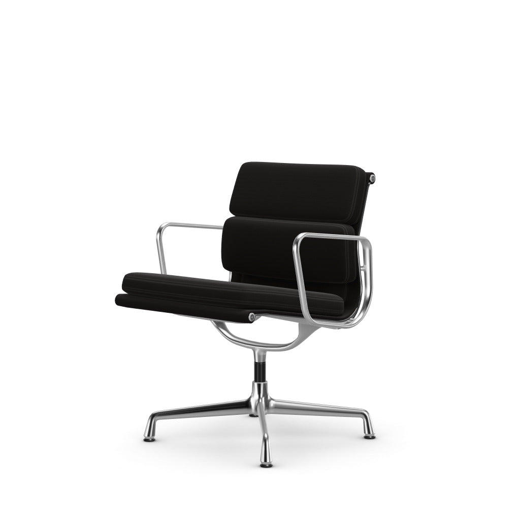 Eames Soft Pad Chair EA 207, Gestell verchromt
