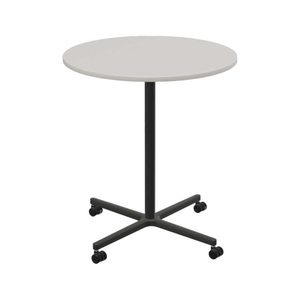 Soft Work Table 71, Melamin Soft Light, On Castors