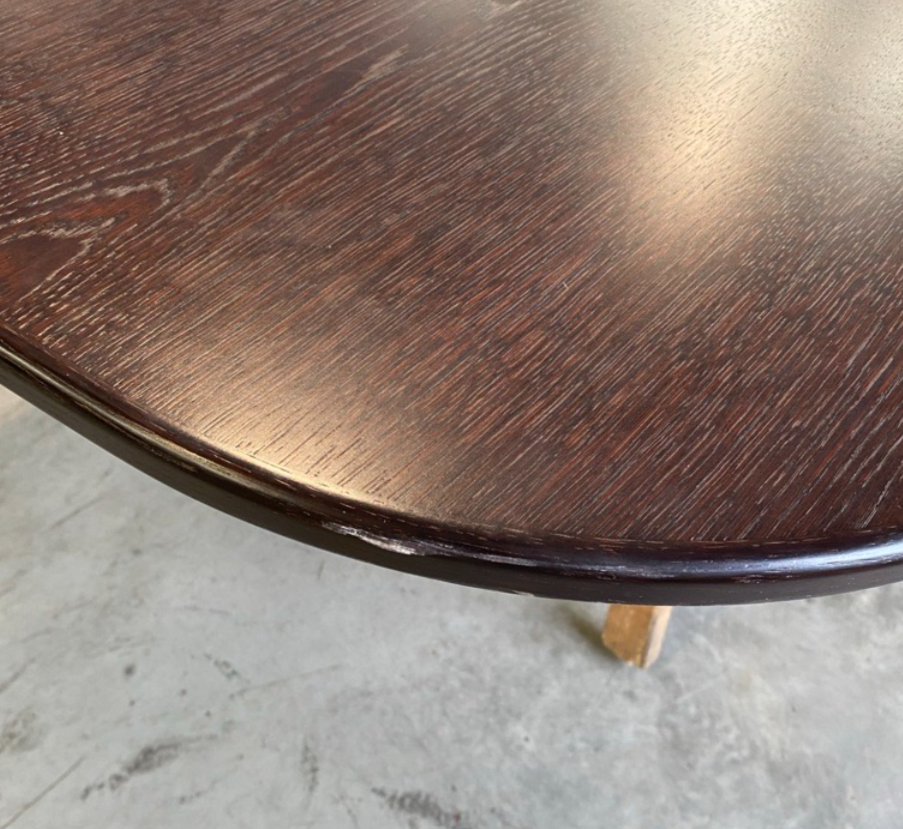 Eames Segmented Table, 570cm, table top dark oak veneer
