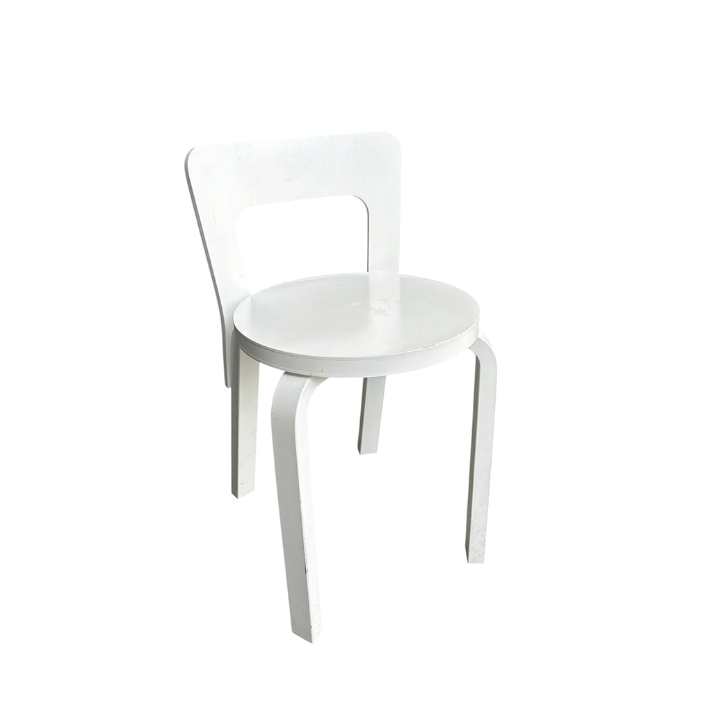 Artek - Stuhl 65, weiss lackiert