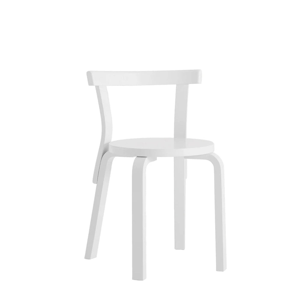 Artek - Stuhl 68, weiss lackiert