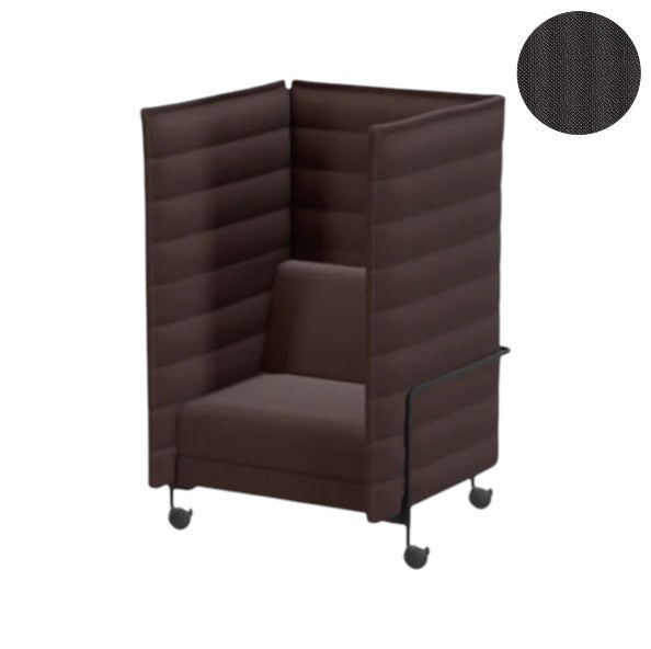 Alcove Fauteuil - Kvadrat Diade 0390 dark brown