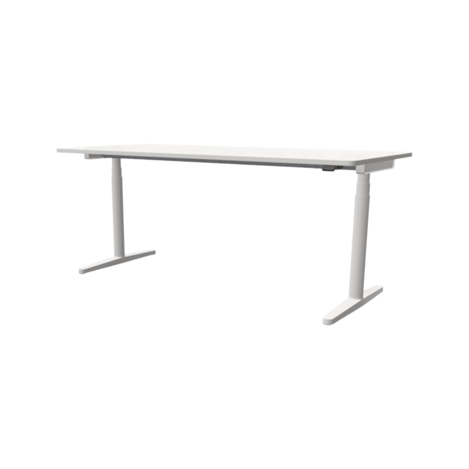 Tyde 2 Sit-Stand Table, Melamine soft light 180x80 cm