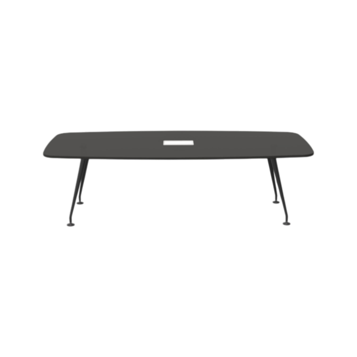 MedaMorph, Konferenztisch bootsform, 280x120 cm
