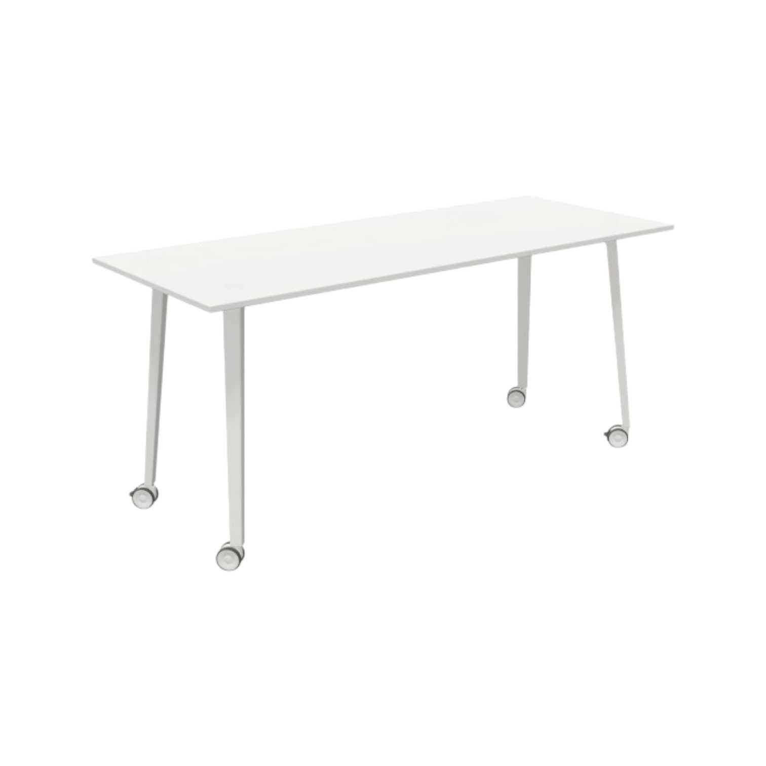 Joyn 2 Meet Stehtisch, 240x100cm, Melamin Soft Light
