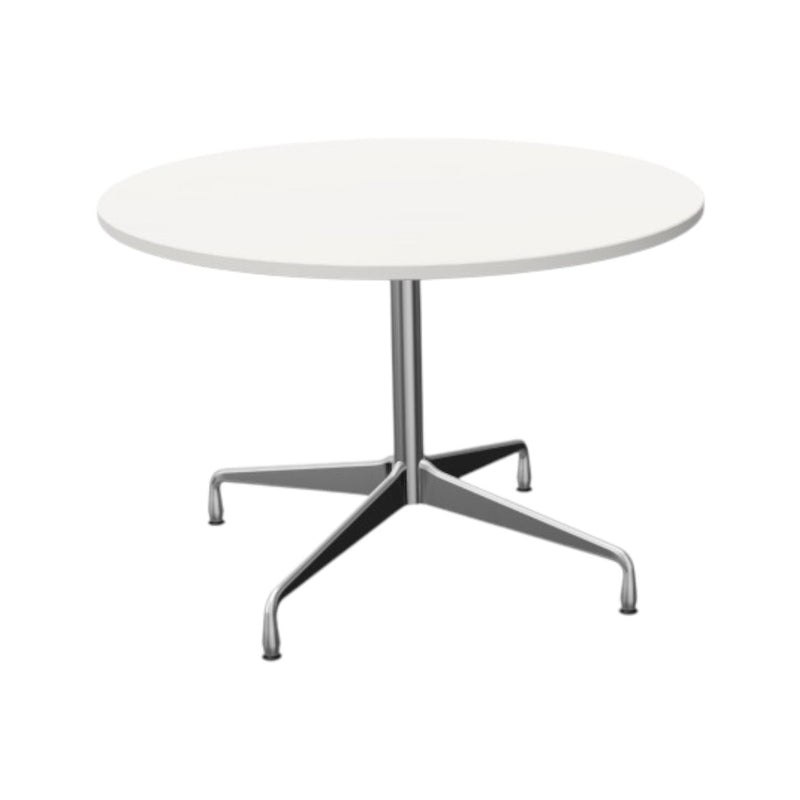 Eames Segmented Table ø110cm, Melamin weiss