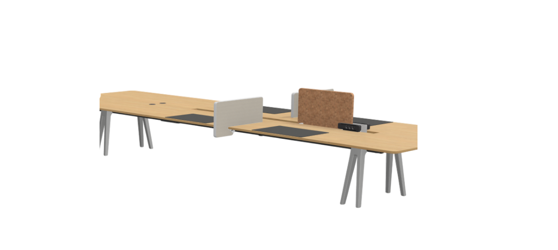 Joyn Plattform 640 inkl. Accessoires, Esche natur, UG Alu